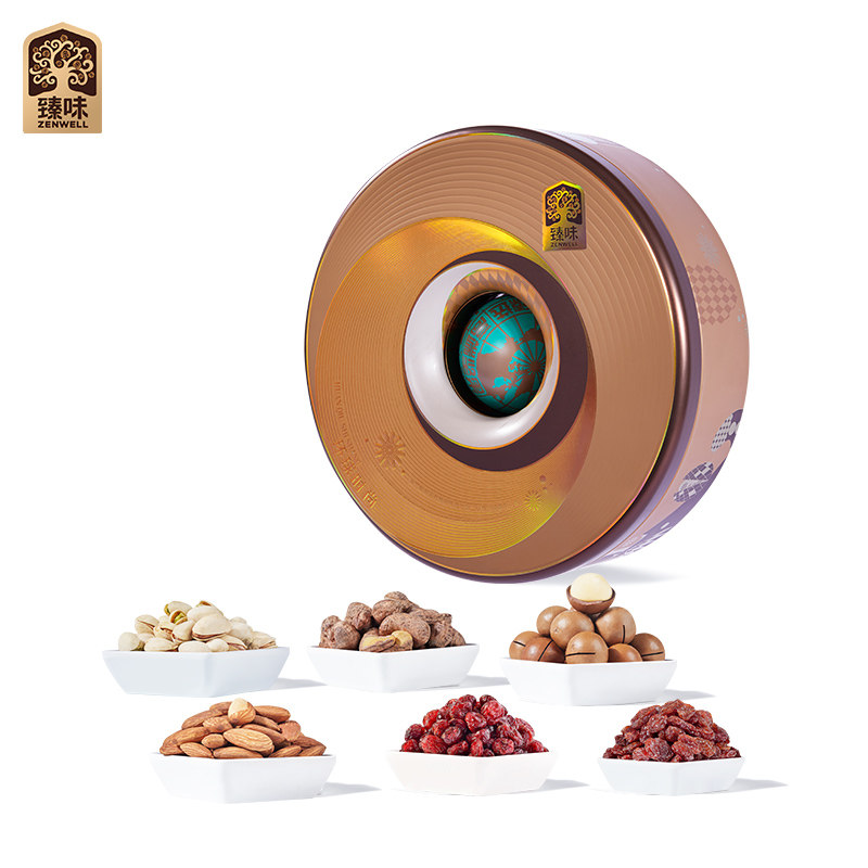 臻味春节高档开心腰果榛子坚果礼盒装拜年货企业送礼品客户团购