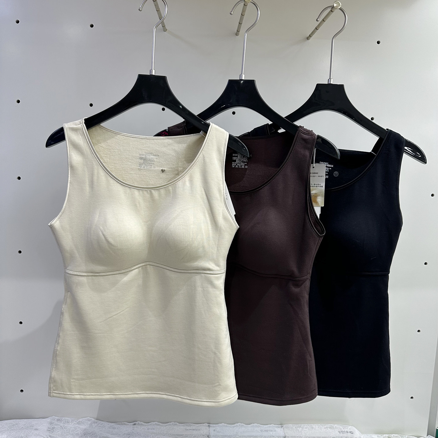 冬季新款山羊绒保暖背心文胸一体圆领无袖贴身内搭外穿打底上衣女,女士内衣/男士内衣/家居服,保暖背心,淘宝优惠券,粉丝福利购,淘宝优惠卷