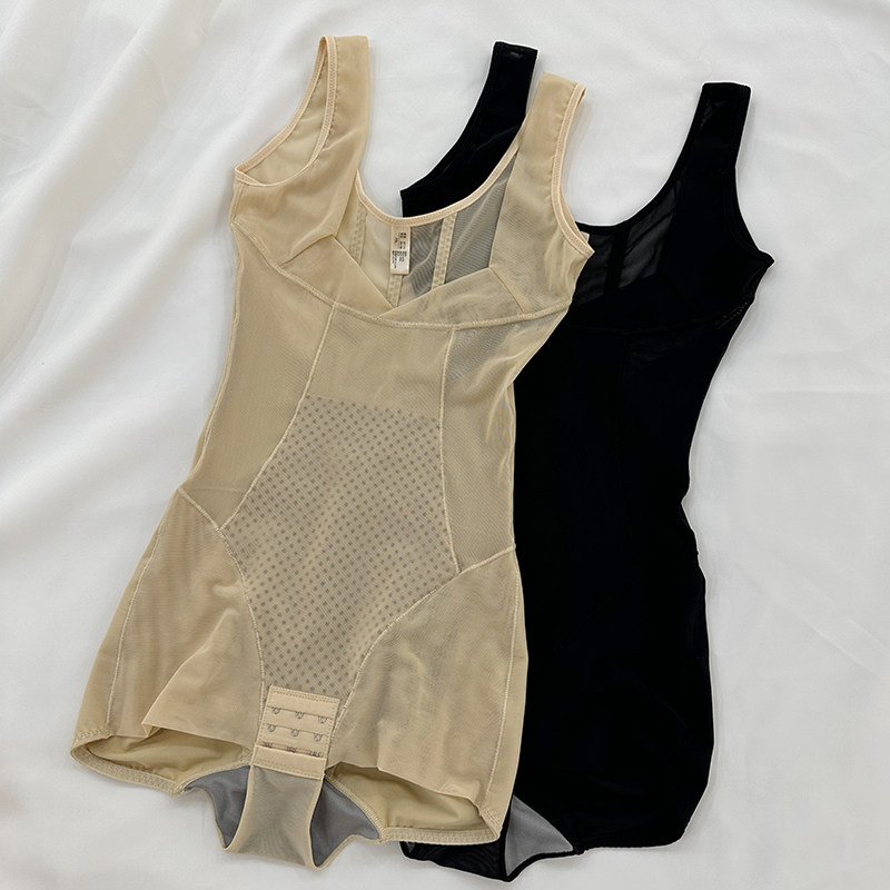 收腹束腰提臀三角搭扣连体塑身衣