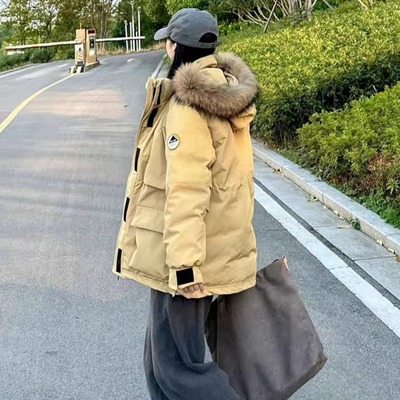 羽绒服女中长款2025新款冬季加厚派克服情侣工装外套冲锋衣男户外