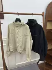 Lem Style 25Ss New Old Money Style Parachute Water-Repellent Two-Tone Hooded Jacket Unisex