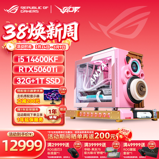 华硕GOF工蜂定制 SPY×FAMILY间谍过家家 MOD粉色ITX手办迷你主机