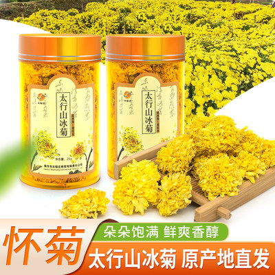 太极庄太行山冰菊25g/罐装河南焦作特产云台山怀菊花草茶代用茶