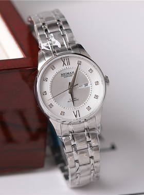 正品REIMAH雷迈手表男表女表时尚情侣表全自动机械表简约防水8098