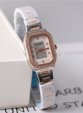 正品poscer宝时捷手表女表女士石英表镶钻潮流钢带防水保时捷8319