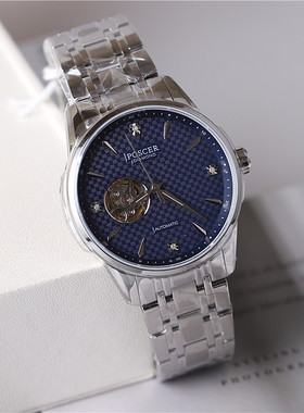 正品poscer宝时捷手表男表男士潮流腕表镂空防水机械表保时捷6140