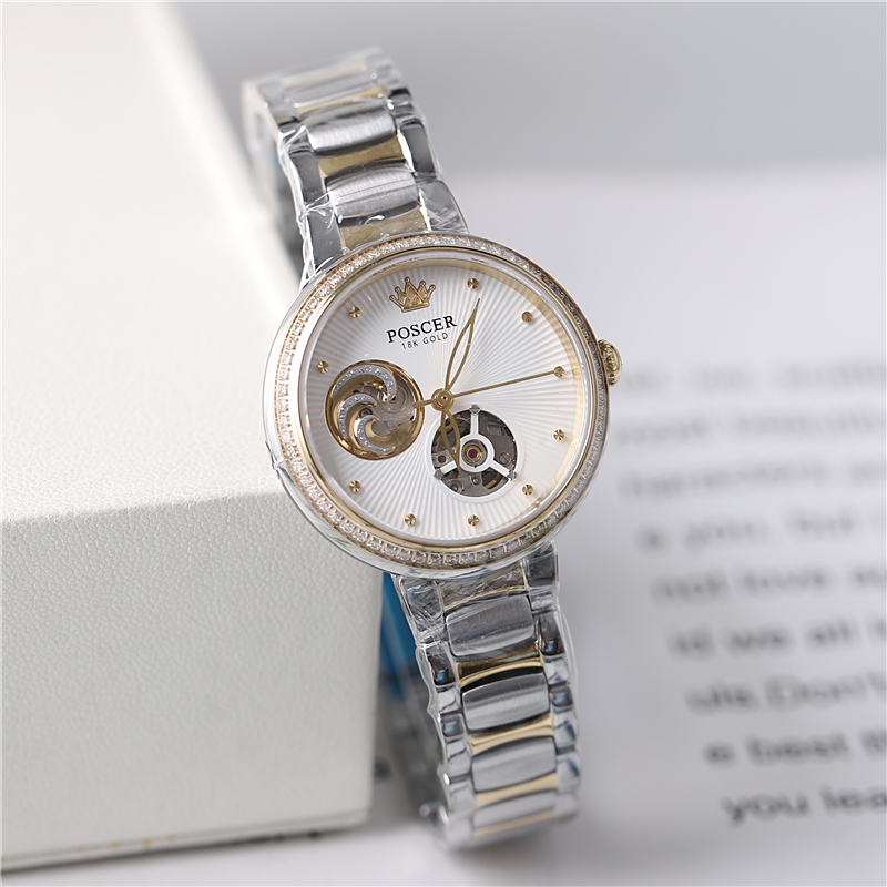 商场同款全自动蓝宝石镜面腕表