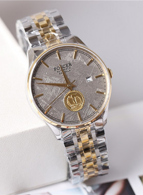 正品poscer宝时捷手表男表男士商务气质机械表金表潮流保时捷6209