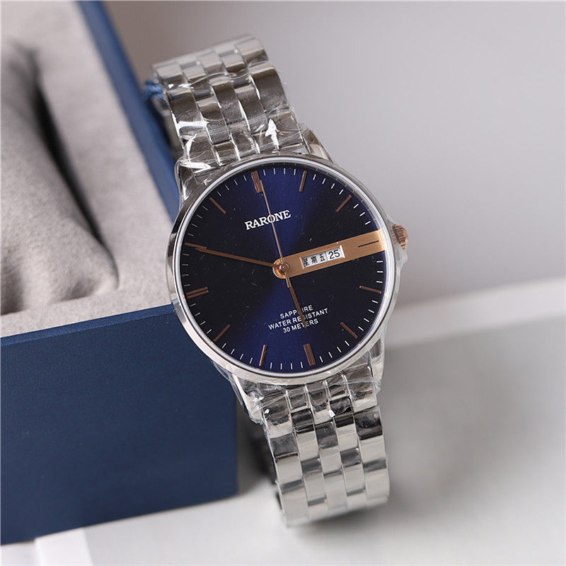 正品RARONE雷诺手表男表女表石英表超薄防水简约情侣表钢带832030