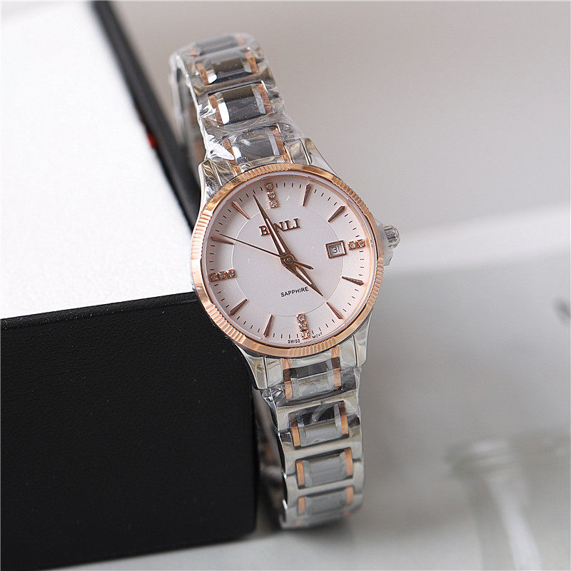 正品BINLI宾利手表男表女表情侣表石英表简约时尚防水钨钢8078