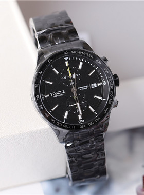 正品poscer宝时捷手表男表男士运动防水石英表时尚腕表保时捷8271
