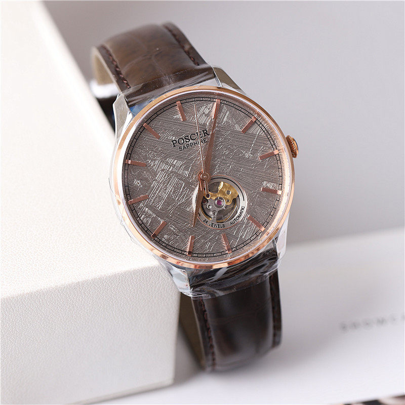 正品poscer宝时捷手表男表男士镂空时尚潮流自动机械表保时捷6210
