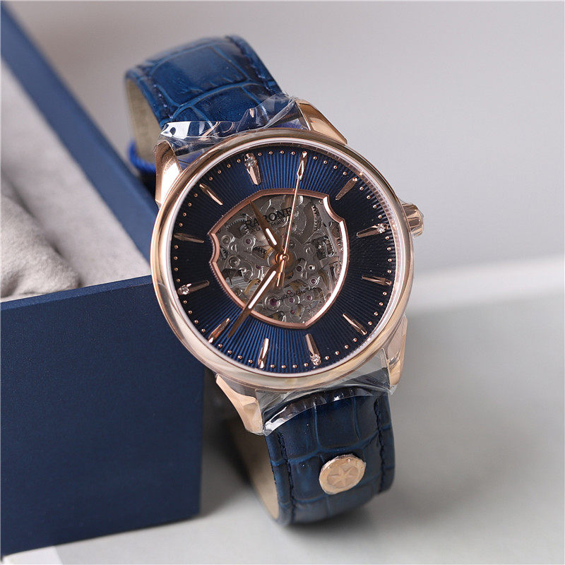 正品RARONE雷诺手表男表男士自动机械表镂空防水皮带商务8860289