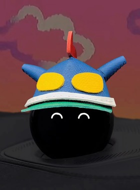 蔚来Nomi帽子ES6ET7ET5EC6ES7ES8汽车手工皮具动感超人装饰