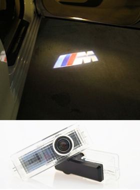适用于宝马E90 E92 E93 M3车门灯F80 M3 M4 LED镭射迎宾灯照地灯