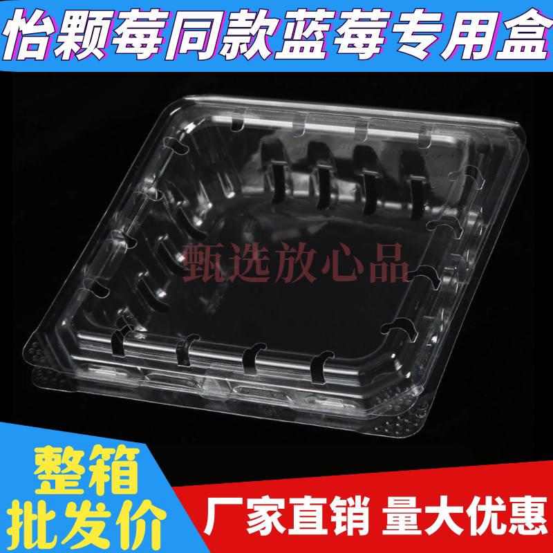 一次性带盖大容量塑料水果打包盒