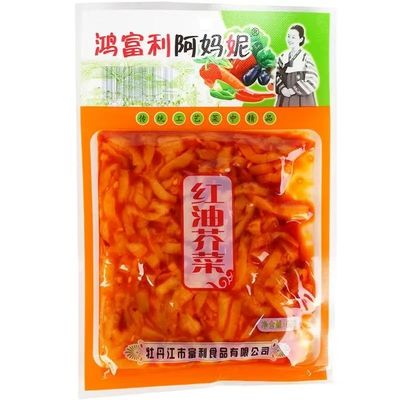 鸿富利阿玛尼红油芥菜60g