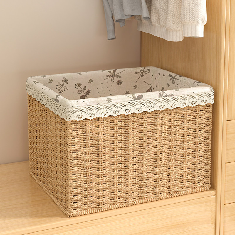 收纳箱带盖收纳筐放衣物整理箱家用零食整理盒大容量超大衣柜收纳,收纳整理,收纳箱,淘宝优惠券,粉丝福利购,淘宝优惠卷