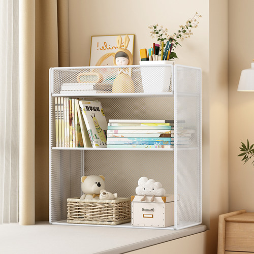 飘窗书架窗台收纳柜铁艺书柜