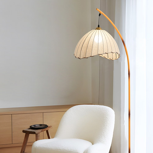 月芒客厅卧室书房装饰花朵落地灯