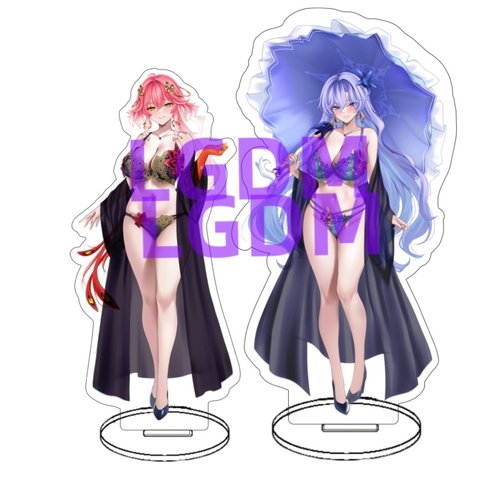 鸣潮周边新款长离坎特蕾拉立牌