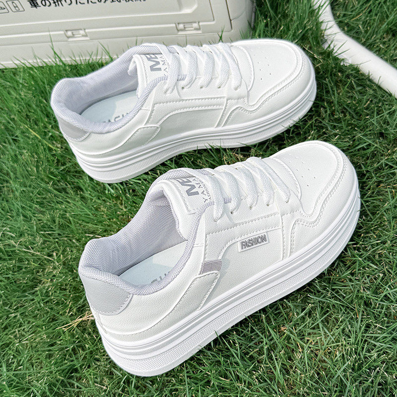 小白鞋子女款2026夏新款爆款时尚休闲运动跑步鞋百搭厚底0125e,女鞋,时尚休闲鞋,淘宝优惠券,粉丝福利购,淘宝优惠卷