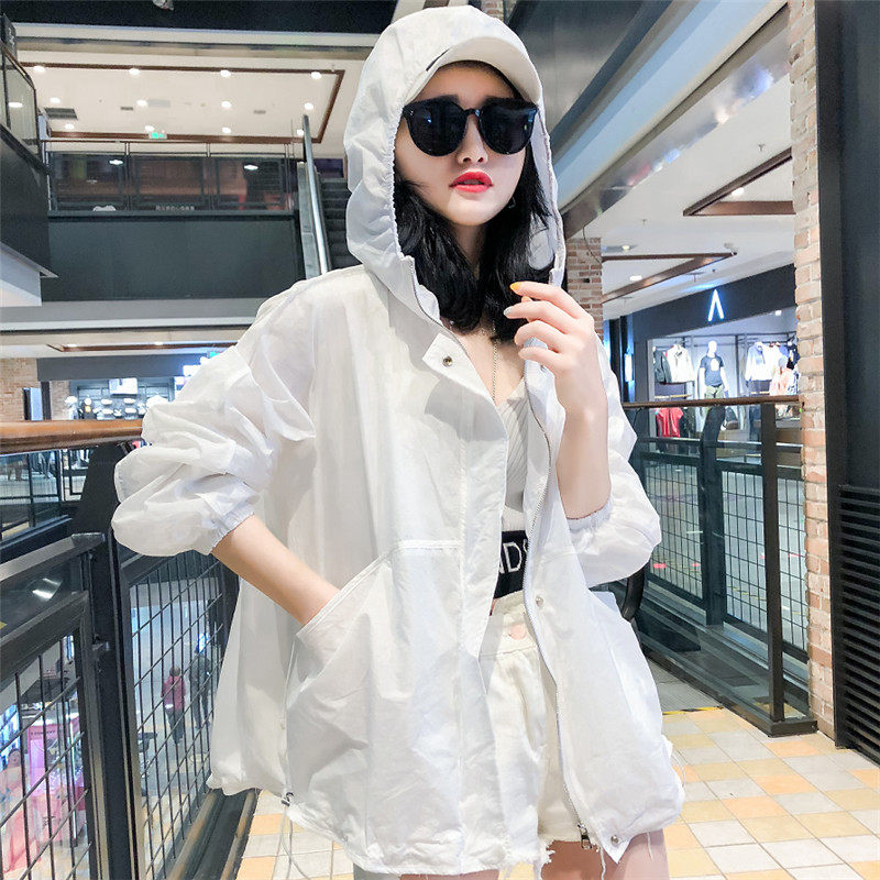 想雪2019夏季新款百搭超薄韓版仙女白色黃色空調防曬服寬松防曬衫在類目 女裝/女士精品, 蕾絲衫/雪紡衫中 - 來自Buy2taobao.com提供專業的淘寶代購服務