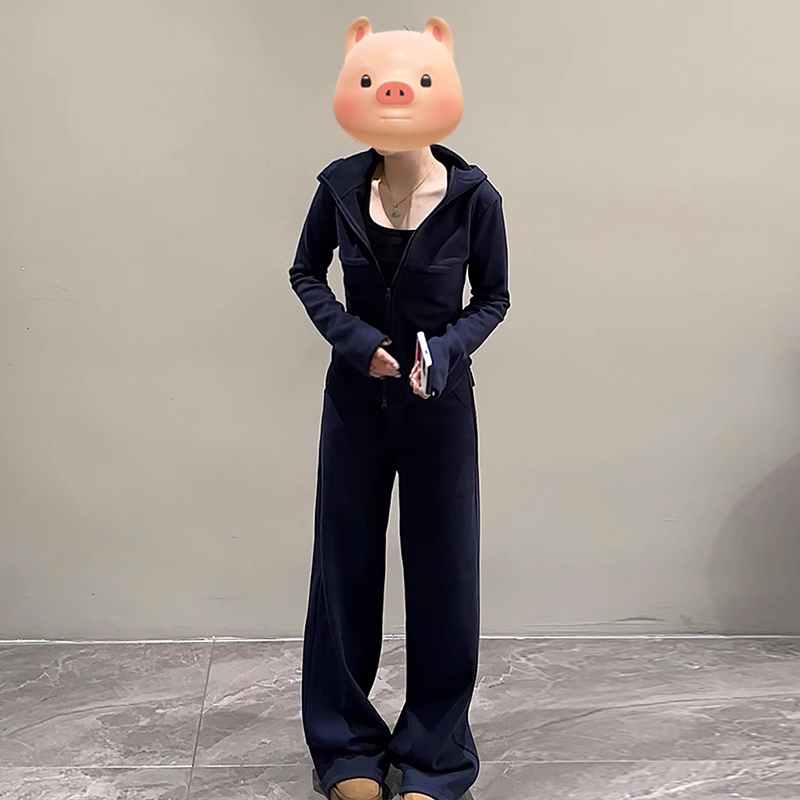 休闲运动套装女2025新款秋冬季小个子香风韩系穿搭高级感独特绝美