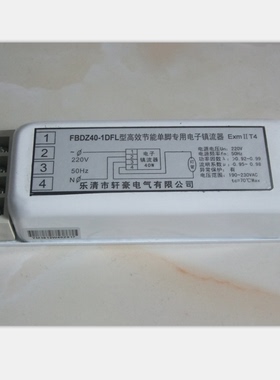 船用FBDZ40-1DFL 1托1白色防爆单脚荧光灯高效节能电子镇流器