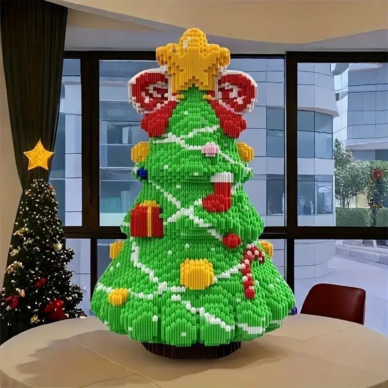 乐高圣诞树拼装积木玩具