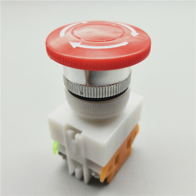 22mm蘑菇头紧急停止按钮开关