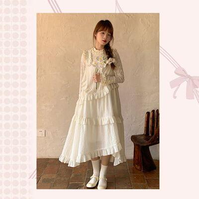 日系甜美初恋感超好看吊带裙