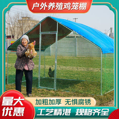 防雨鸡棚大型户外养殖孔