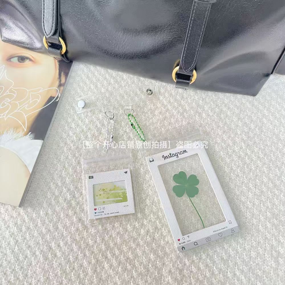毕业礼物幸运四叶草反转胶片挂件图片