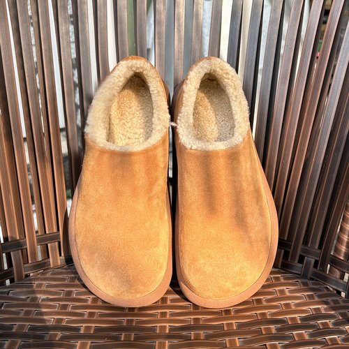 纯羊毛皮毛一体外穿勃肯鞋雪地靴