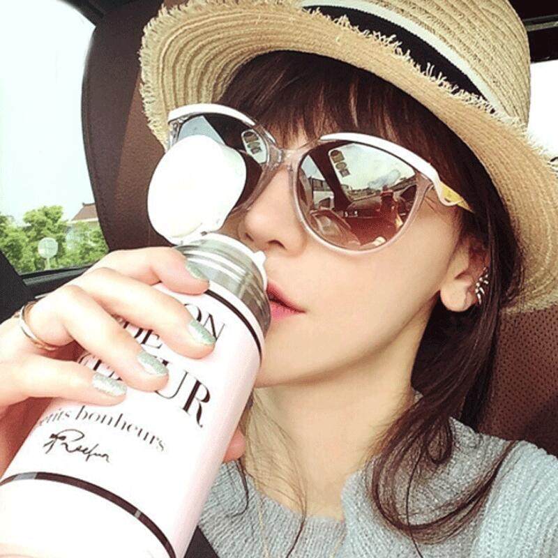 GM偏光太阳镜女明星大框圆脸墨镜韩版新款眼镜潮网红开车防紫外线