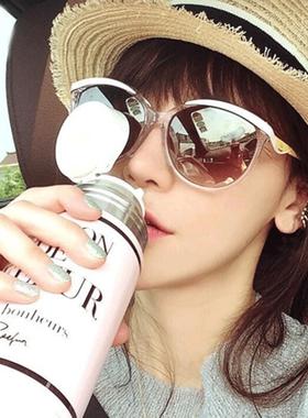 GM太阳镜女明星大框圆脸韩版新款