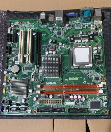 研华工控机主板 AIMB-567G2-00A1E 带CPU内存 质量包好！