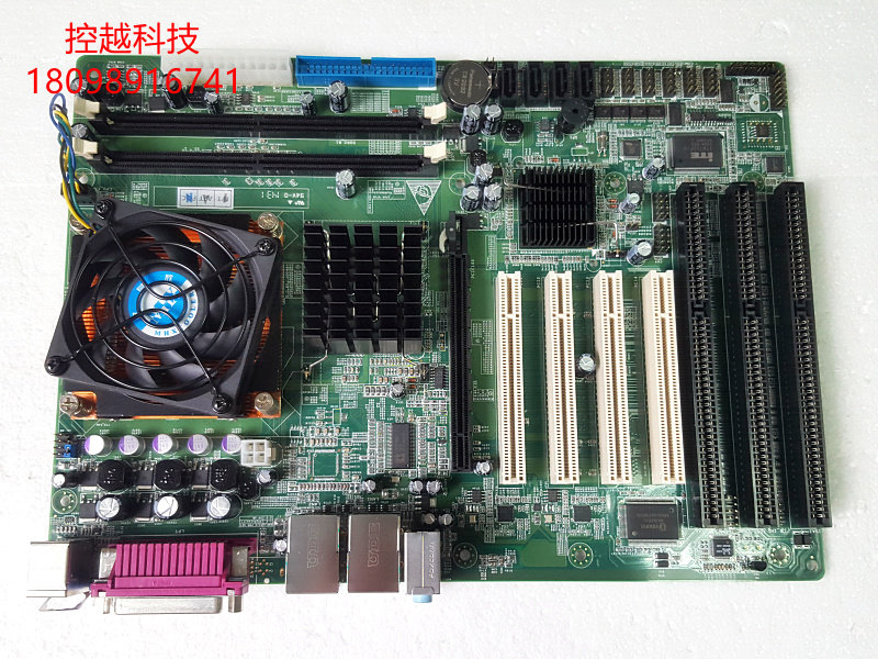 全新3个ISA 4PCI 工业主板 带CPU 支持 双核 四核 DDR2 内存