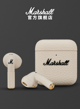MARSHALL MINOR IV马歇尔半入耳式蓝牙耳机tws无线超长续航大电量