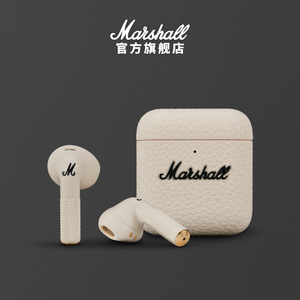 MARSHALL MINOR IV马歇尔半入耳式蓝牙耳机tws无线超长续航大电量