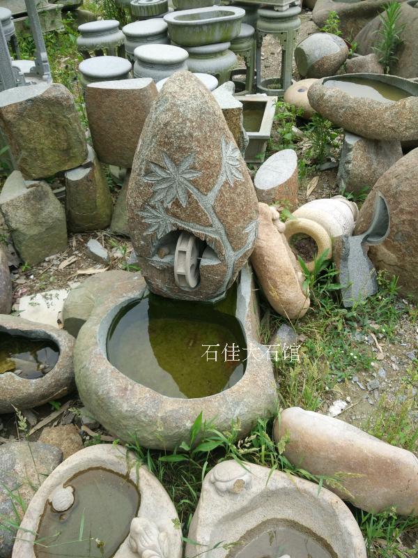 自然鱼池景观加湿器喷泉