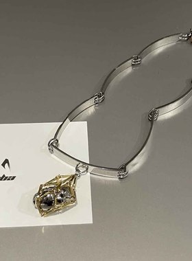 心脏吊坠项链轻奢小众情侣潮嘻哈设计欧美个性百搭潮牌颈链礼物