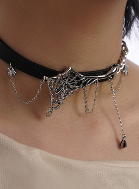 蜘蛛项链无合金链子无