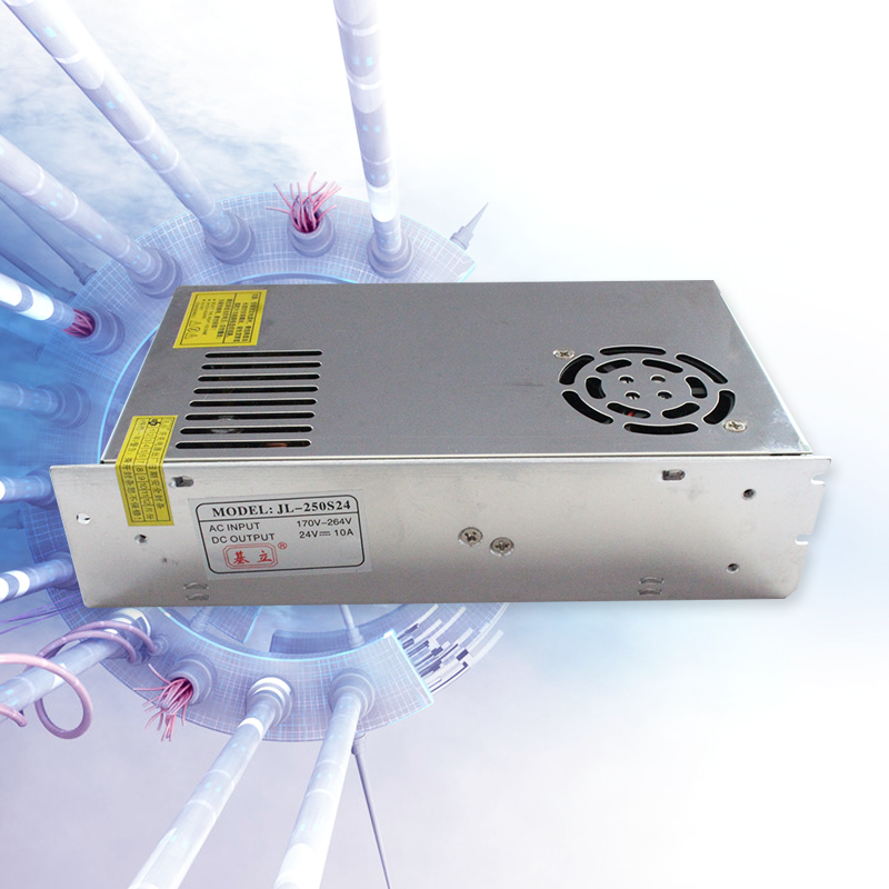 基立LED开关电源/JL-250S24/250W/直流/DC24V/10A/S-250-24/监控