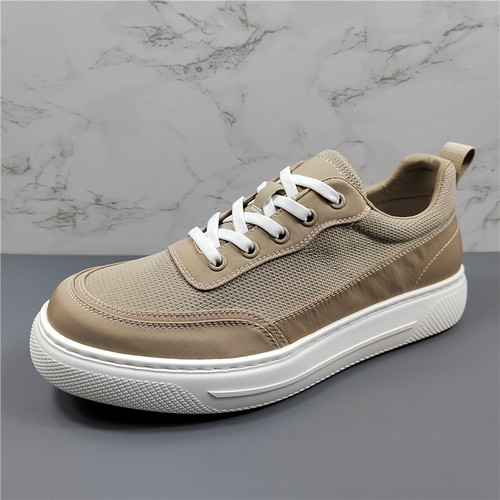 潮牌男鞋网面透气轻便休闲板鞋子