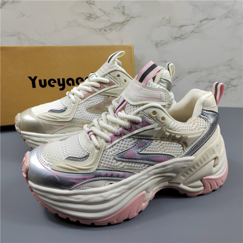 月芽儿正品时尚厚底休闲老爹鞋女