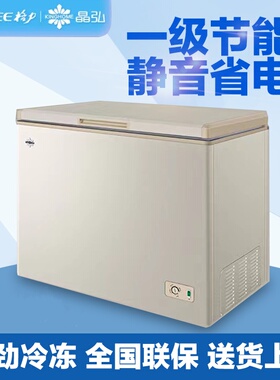 格力晶弘冰柜165/205升家用全冷冻大容量速冻双温冷冻柜保鲜两用