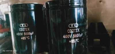 TL电解电容400V5600UF CD272X 螺丝脚 尺寸75X130 现货可直拍