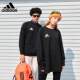 情侣运动休闲圆领套头衫 adidas阿迪达斯卫衣男女2025春秋新款 长袖